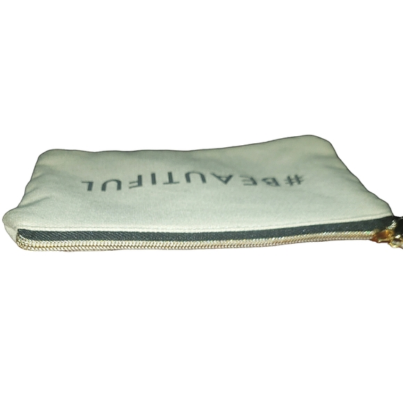 Danielle Creations Inspirational Beautiful Tassel Zip Top Tote Cosmetic Bag NWT - Picture 4 of 16